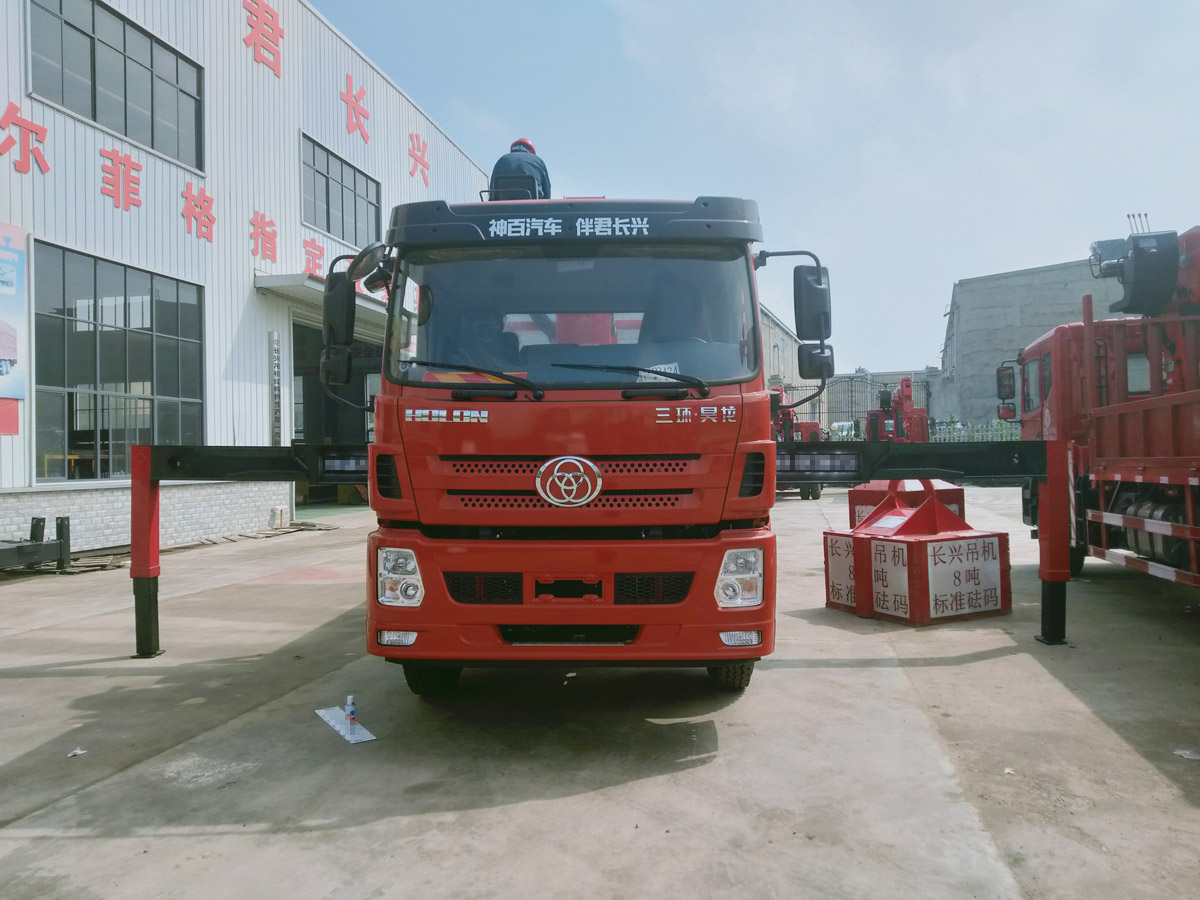 三環(huán)T280昊龍前四后八上裝長(zhǎng)興14噸直臂式吊機(jī)