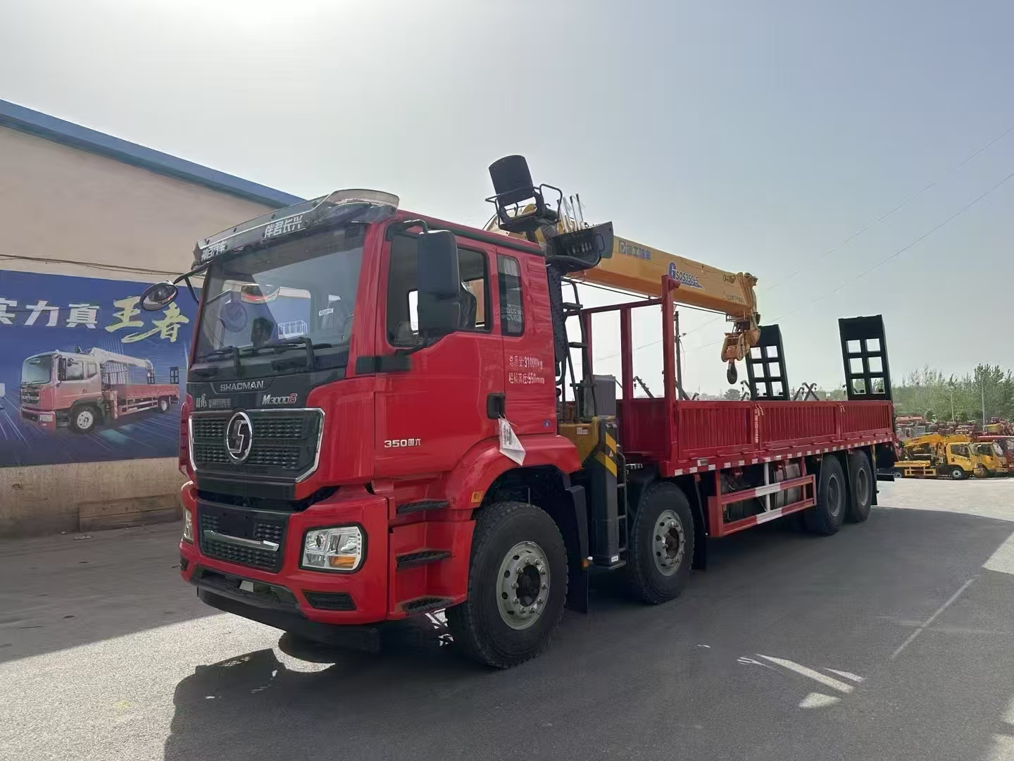 陜汽德龍前四后八車型