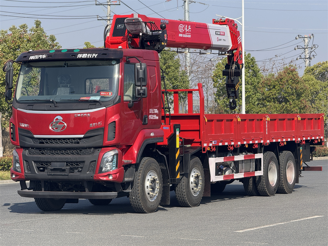 柳汽H5前四后八上裝長興16噸隨車吊